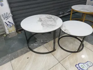 Pure Marble Nesting Coffee Table Set