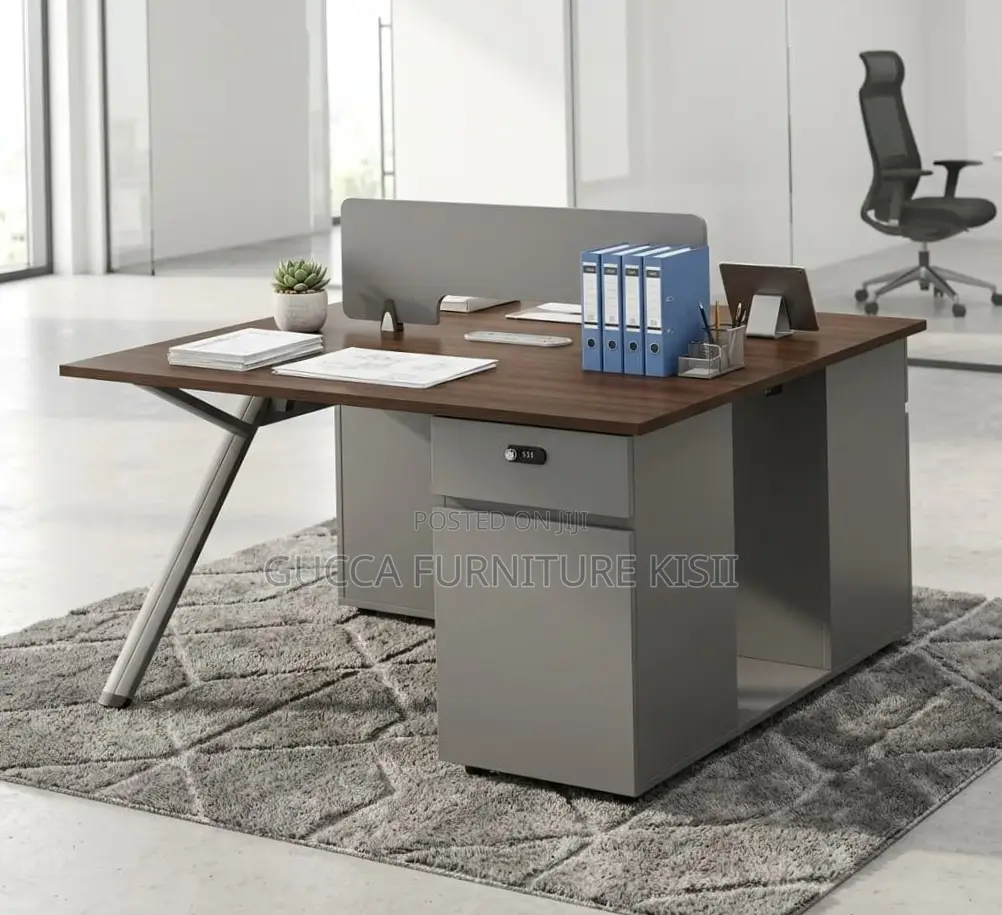 Office Workstation; 2-Way Modern Office Workstation