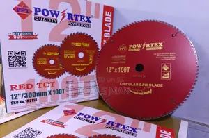 12 Inch TCT Saw Blade Powertex 100T Red Wood Cutting Disc