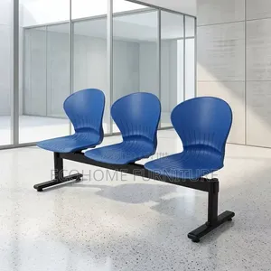 Waiting Chair. 3 Seqter Plastic Seat Strong and Affordable
