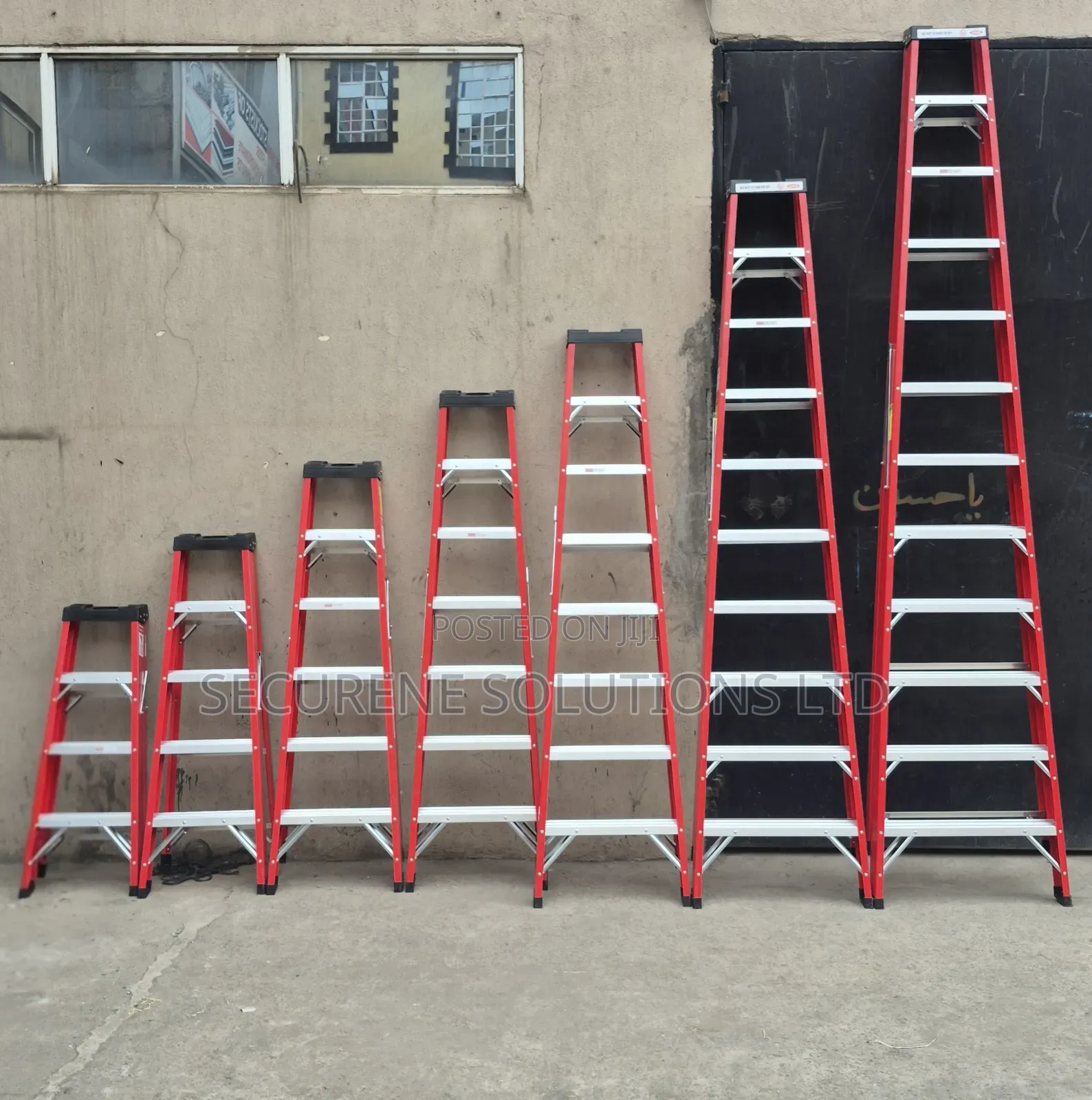 Double Sided Fibreglass a-Type Ladders