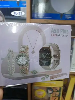 A58 Plus 7-in-1 Women's Smartwatch Jewelry Gift Box