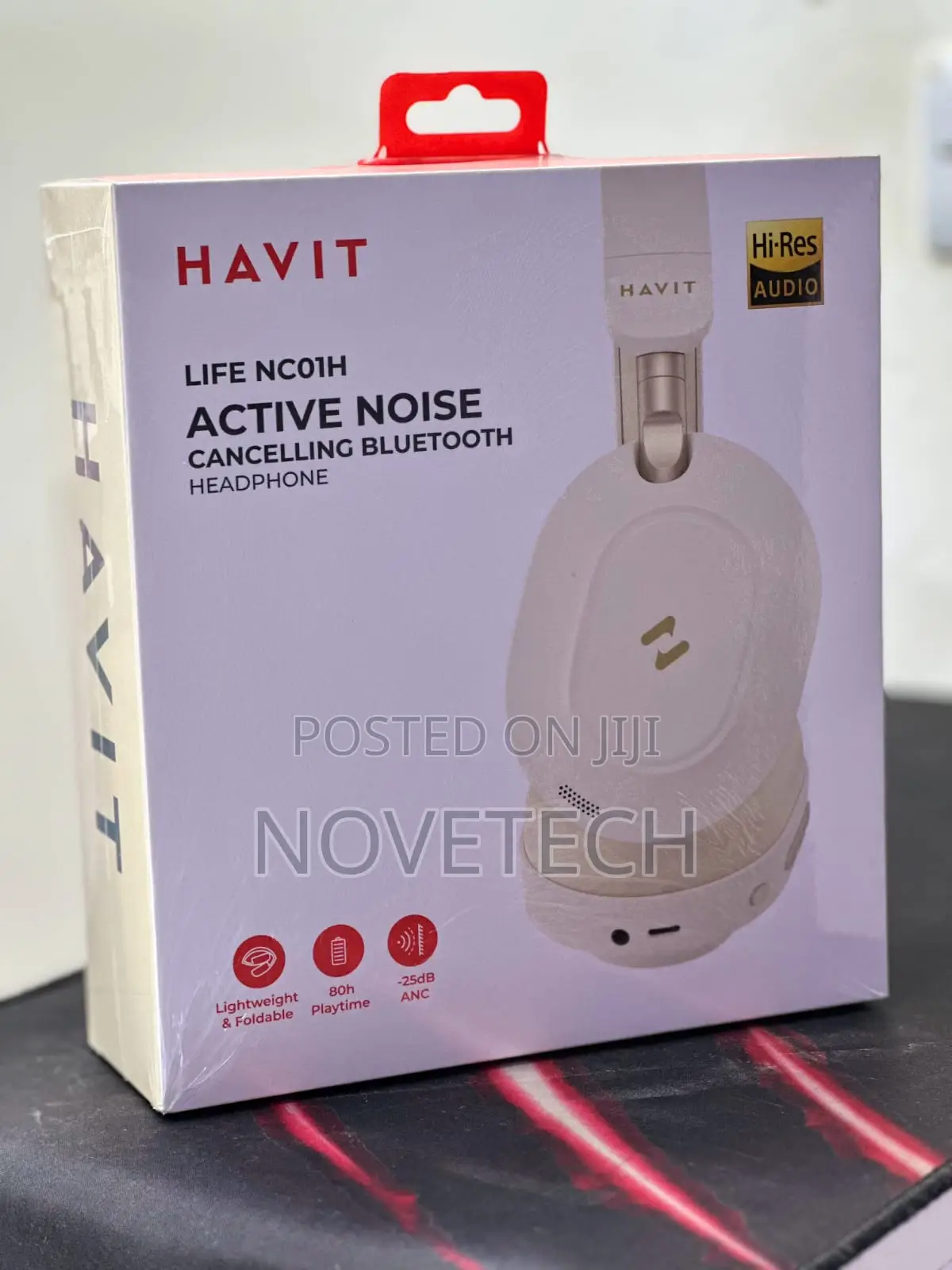 H612BT Active Noise Cancelling Wireless Bluetooth Foldable Headphones