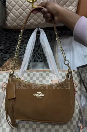 Coach Suede Shoulder Bags