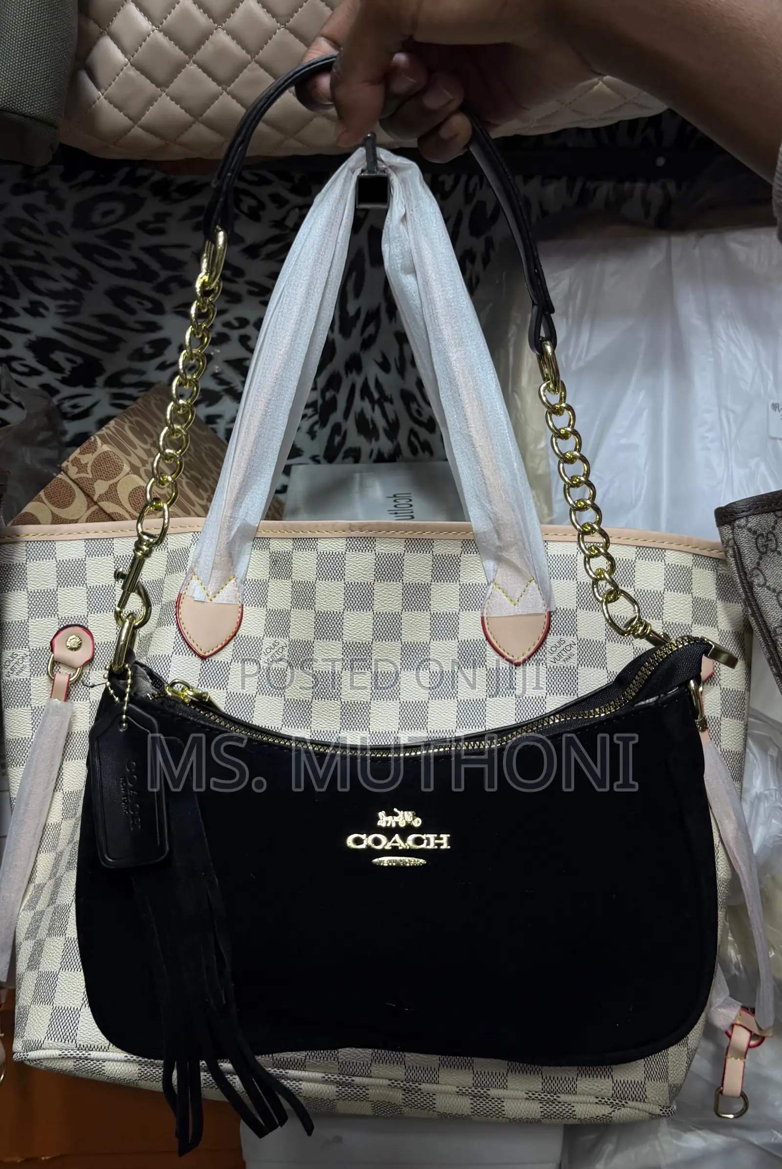 Coach Suede Shoulder Bags