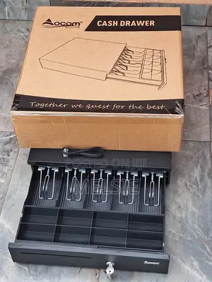 Cash Drawer Heavy Duty 5 Bill 8 Coin POS Cash Register With Key Lock