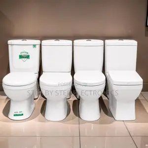 Premium Close Coupled WC Toilet With Durable Ceramic Construction
