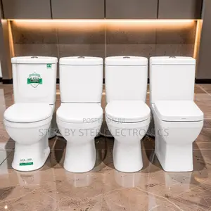 Luxury Soft Close Ceramic Toilet Bowl for Contemporary Bathrooms