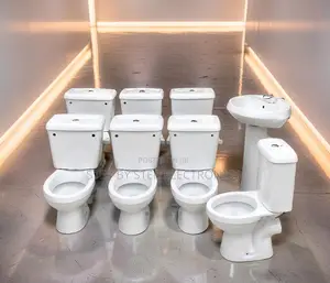 High Gloss Ceramic Toilet With Water Efficient Dual Flush Technology