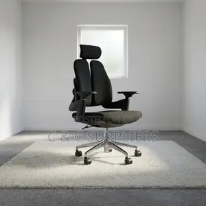 Dual Back Fabric Orthopedic Chair