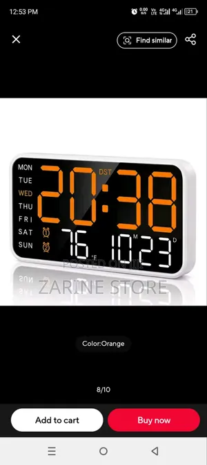 LED Planet Electronic Clock 3D Large Digital Wall / Wall Mounted Clock