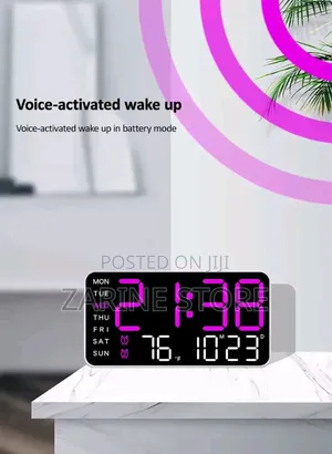 LED Planet Electronic Clock 3D Large Digital Wall / Wall Mounted Clock