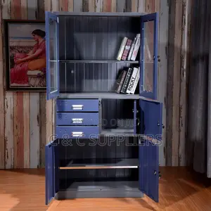Glass Door File Cabinet With Safe