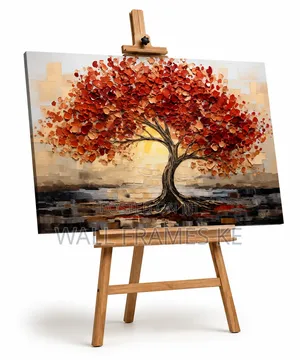 Abstract Tree of Life Canvas Print Wall Art Painting Mount Landscape