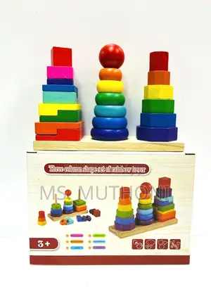 Classic Wooden Montessori Stacking Toy