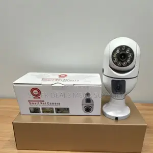 Ultra Wide Coverage PTZ Rotating Dual Lens Wifi Bulb Cameras