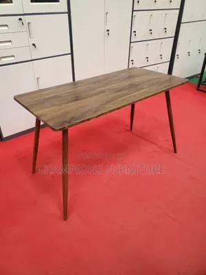 Brown Wooden Dining Table