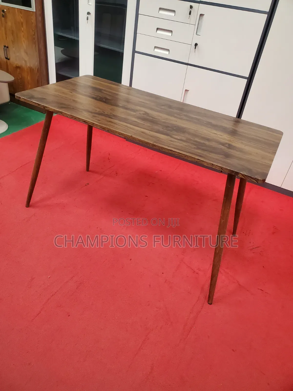 Brown Wooden Dining Table