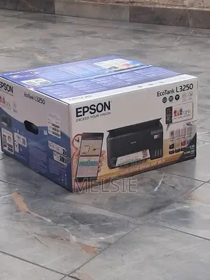 Epson L3250 EcoTank Printer With Ink Bottles and Mobile Printing