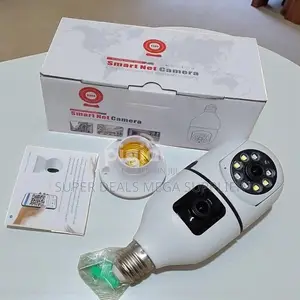 Unbeatable Prices Smart Home PTZ Rotating Dual Lens Wifi Bulb Cameras