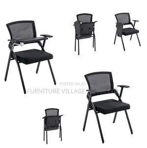 Study Chair; Foldable Mid Back Student's Study Chair-Wrting Pad