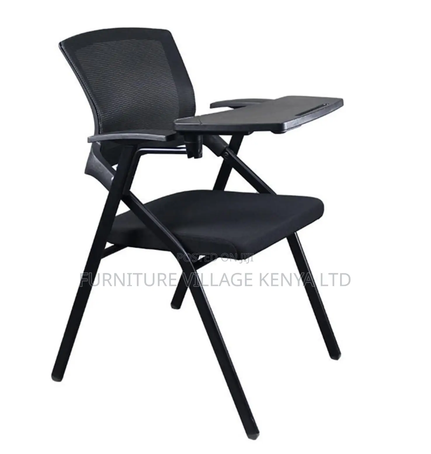 Study Chair; Foldable Mid Back Student's Study Chair-Wrting Pad