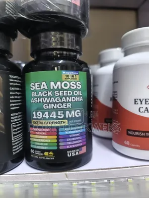 Sea Moss + Black Seed Oil + Ashwagandha + Ginger 16-in-1