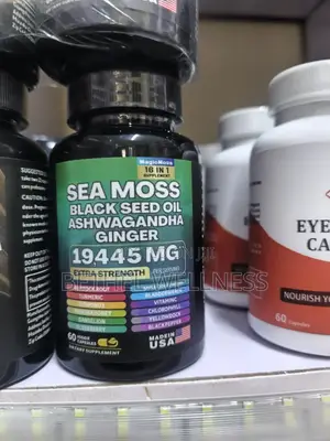 Sea Moss + Black Seed Oil + Ashwagandha + Ginger 16-in-1
