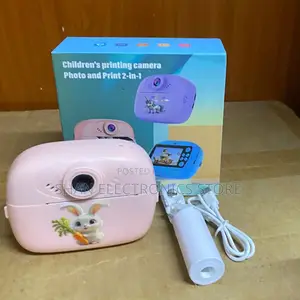 Print Camera With 2 Rolls Print Paper Thermal Printer Portable