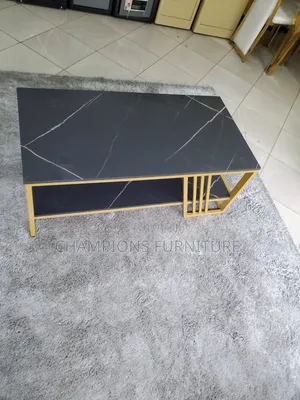 Coffee Table With Gold Frame