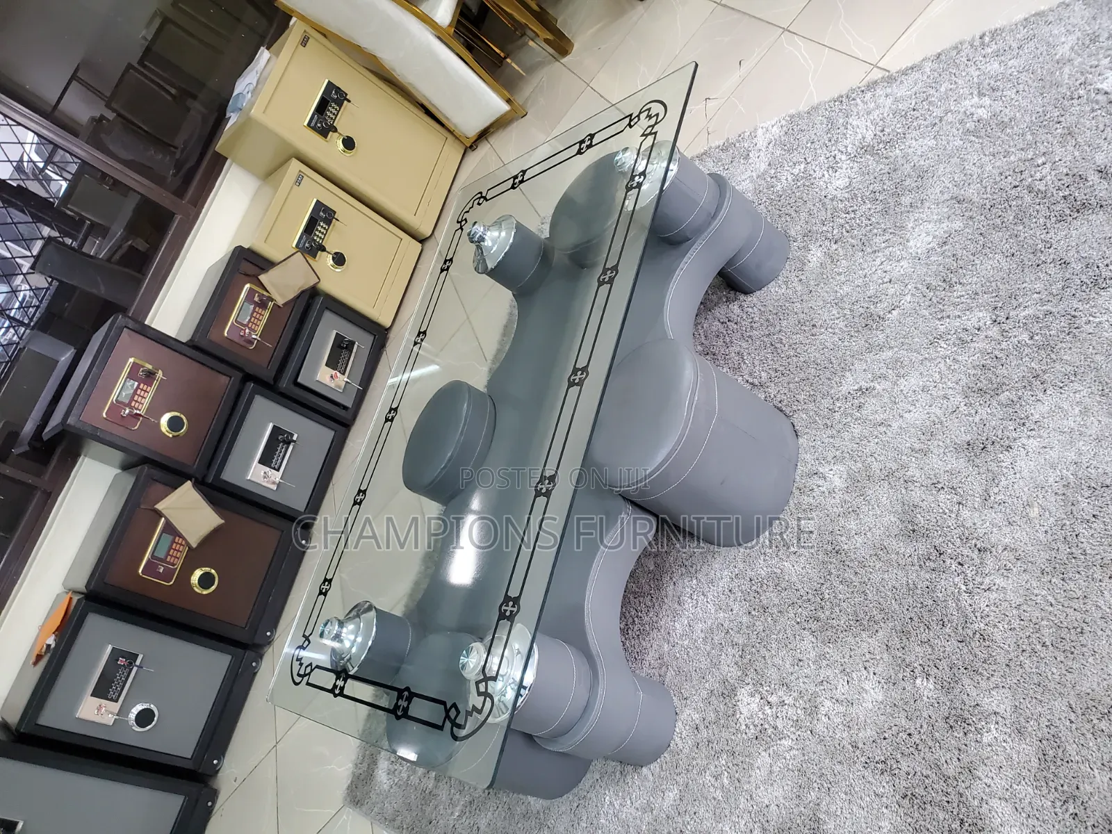 Coffee Table With Ottoman Stools