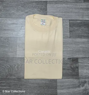 Cream and Peach Heavyweight Tees