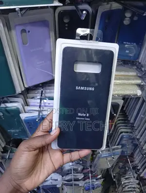 Black Samsung Galaxy Note 8 Silicone Soft Back