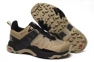 Quality Casual Leather Salomon Outdoor Hiking Low Shoes Rubber Sole
