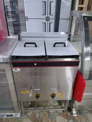 Commercial Heavy-Duty Double-Tank Gas Deep Fryer