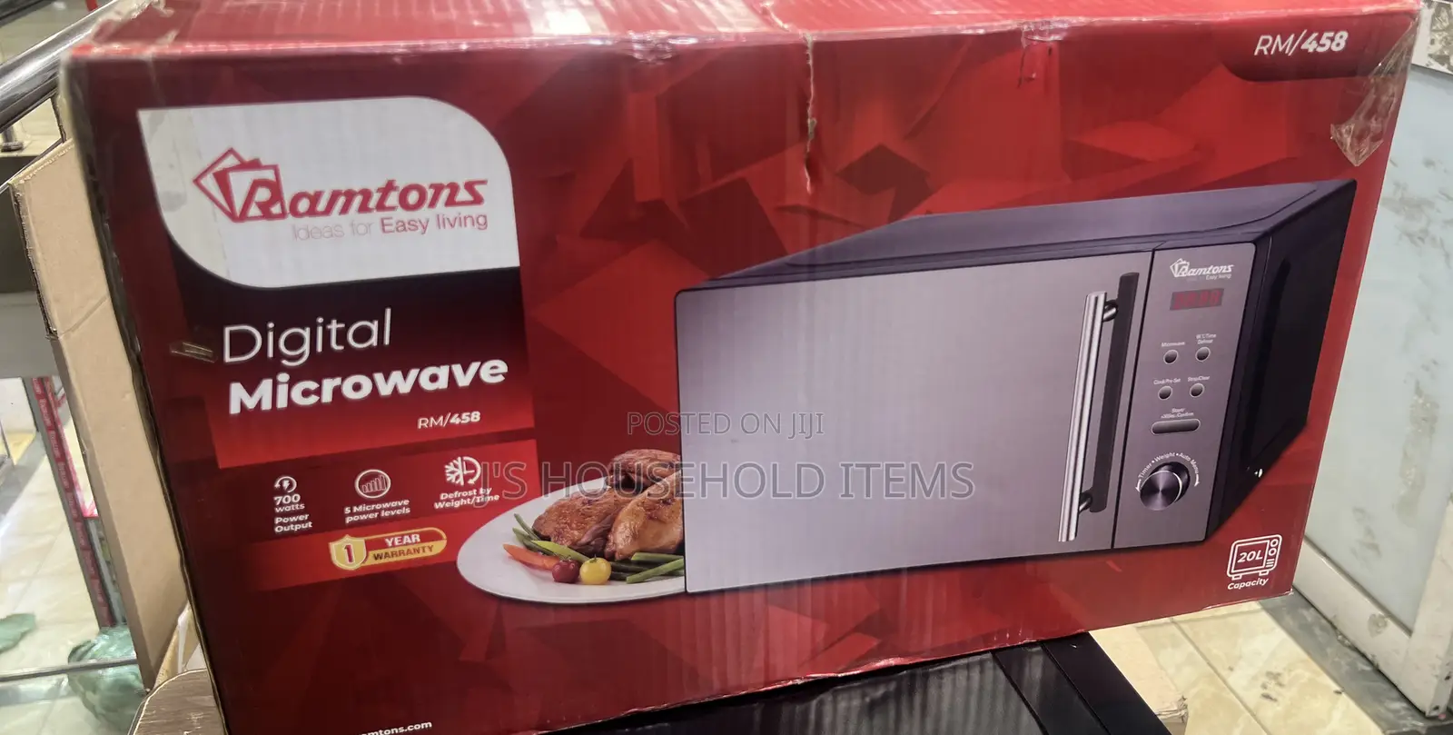 Ramtons 20L Microwave Rm/458
