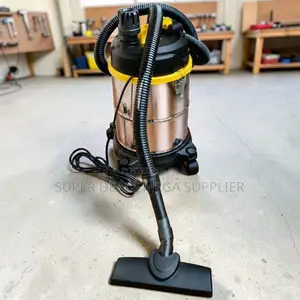 Compact Body Wet Dry Vacuum Cleaner With Stainless Steel Tank