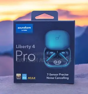 These Are Anker Soundcore Liberty 4 Pro Wireless Earbuds in Blue