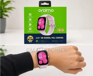 Oraimo Watch 5 Lite-2.01" HD Display, Bluetooth Calling Stylish Watch