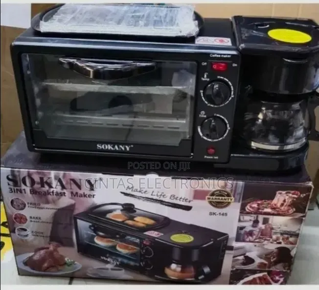 Sokany 3 in 1 Breakfast Maker