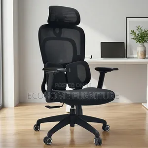 Premium Ergonomic Mesh Office Chair With Headrest Lumbar Support