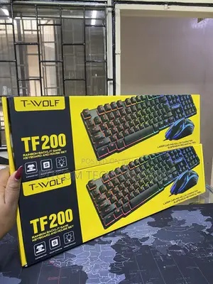 Twolf Tf200 Wired Mechanical Keyboard With Mouse Combo