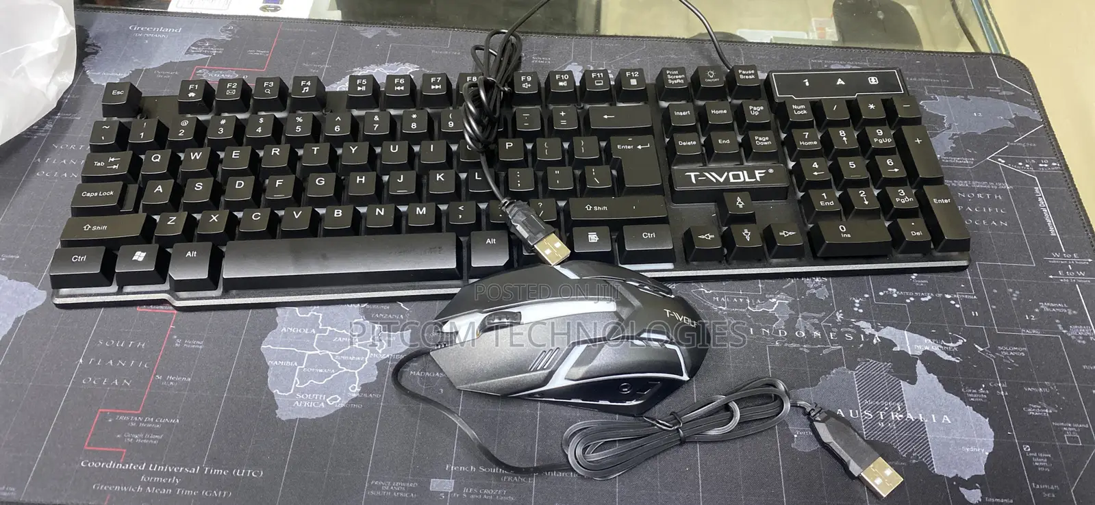 Twolf Tf200 Wired Mechanical Keyboard With Mouse Combo
