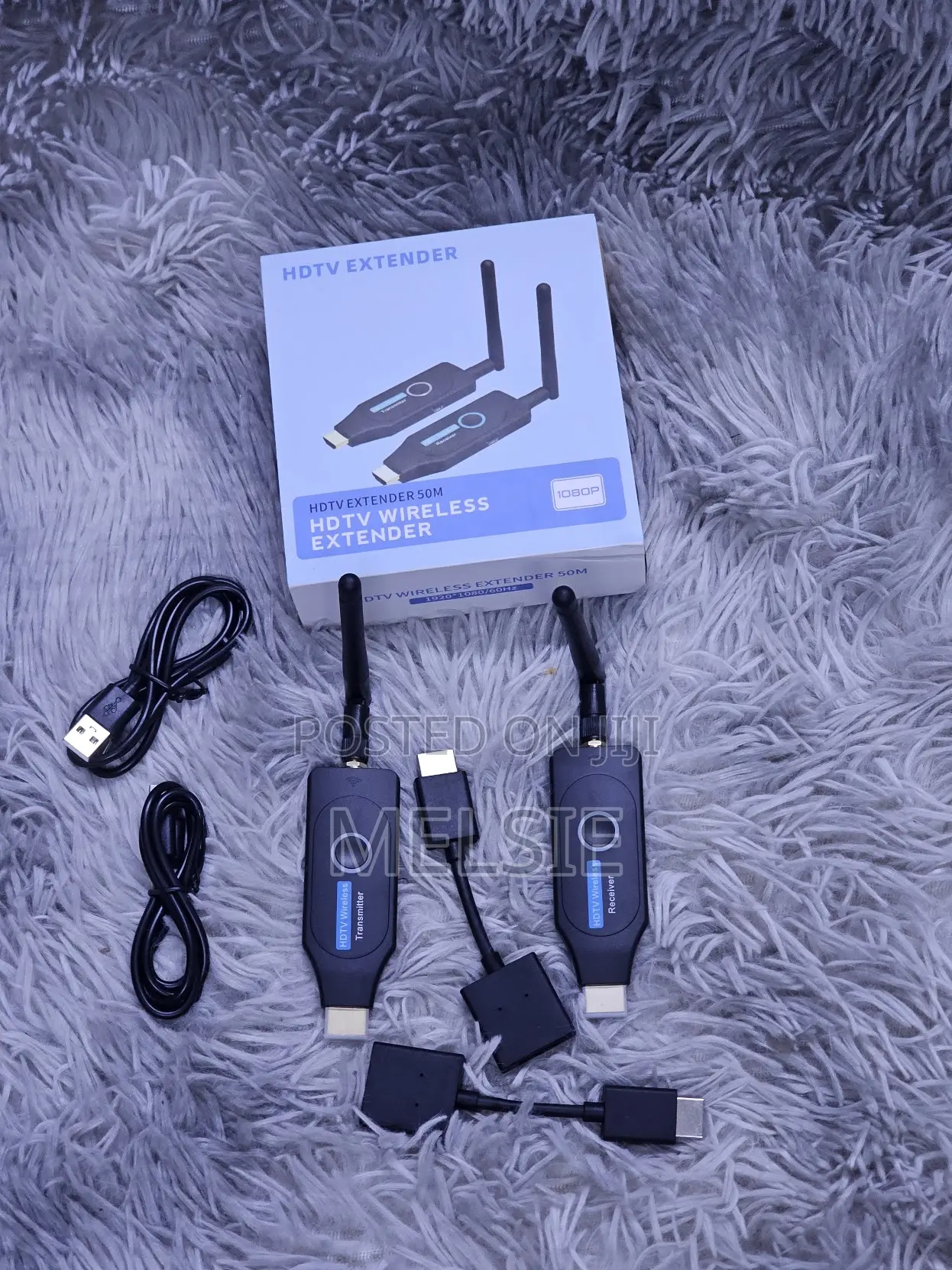 50M HDMI Wireless Extender Full HD 1080P Transmitter Receiver Kit