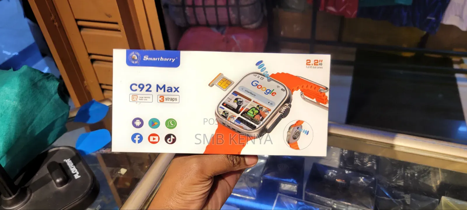 C92 Max HD Smart Watch (3 Straps Edition)