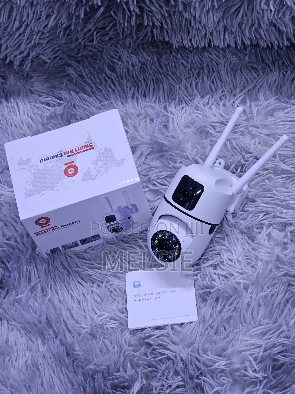 Wall Mountable V380 WiFi Dual Lens PTZ Security Camera