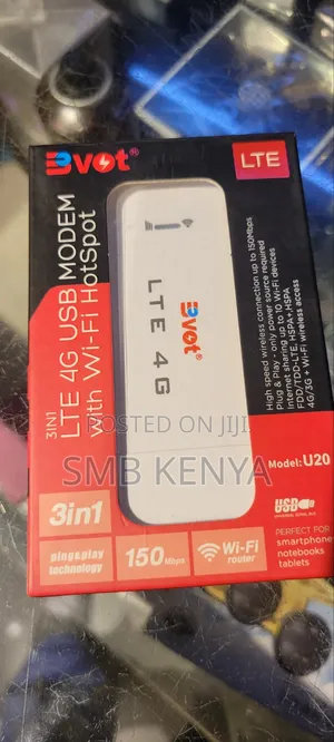 Bvot U20 4g Lte USB Wi-Fi Modem Hotspot (150mbps)