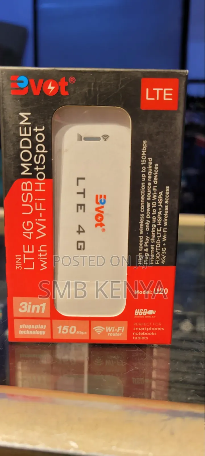 BVOT U20 Plug Play 4G Hotspot