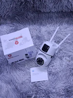 Smart V380 Wall Mount WiFi Dual Lens CCTV Camera