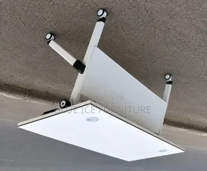 Foldable Table;Modern Folding Office Table With Wheels